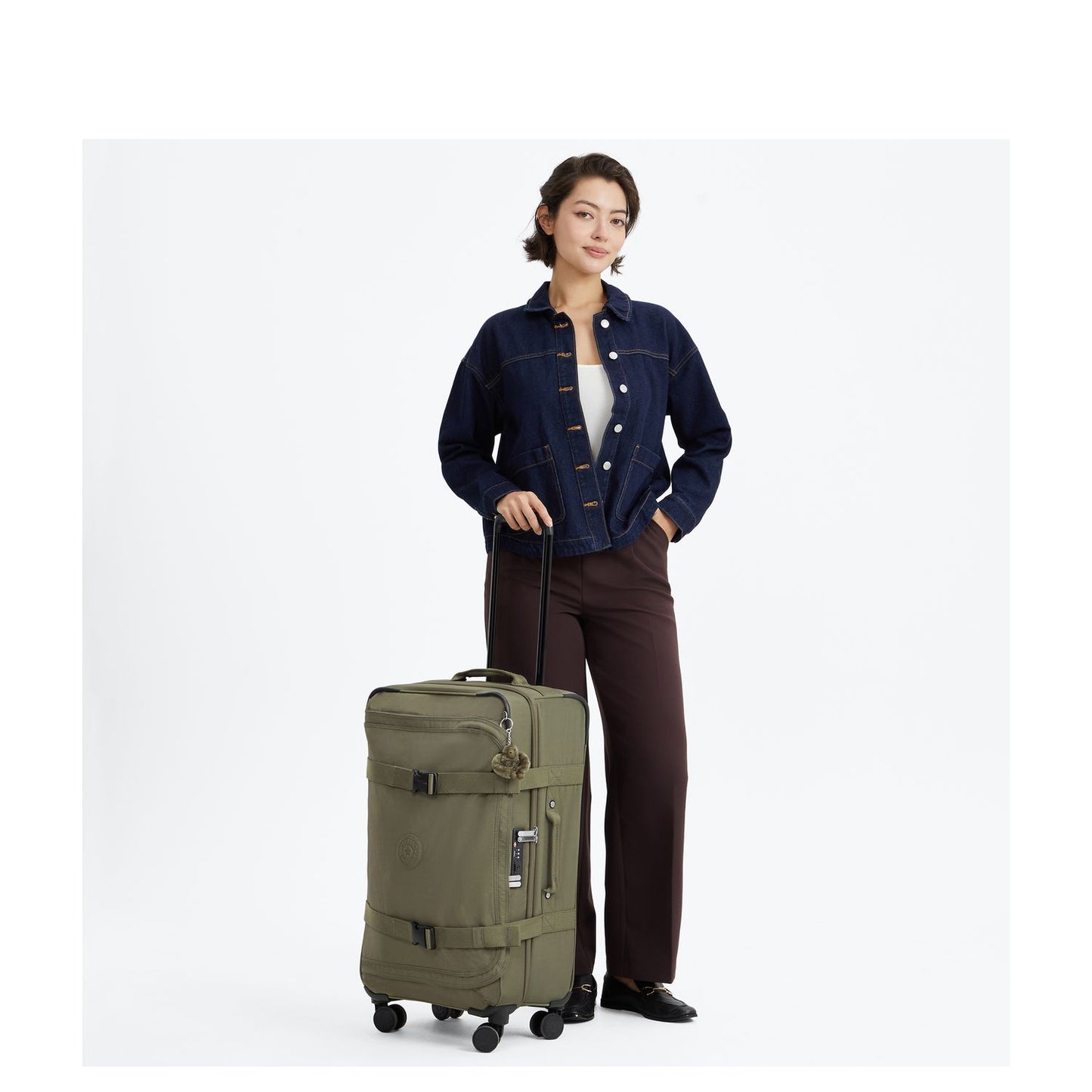 Kipling Spontaneous M Spinner 66 cm - 71 liter - 66x36x24 cm - almost sage
