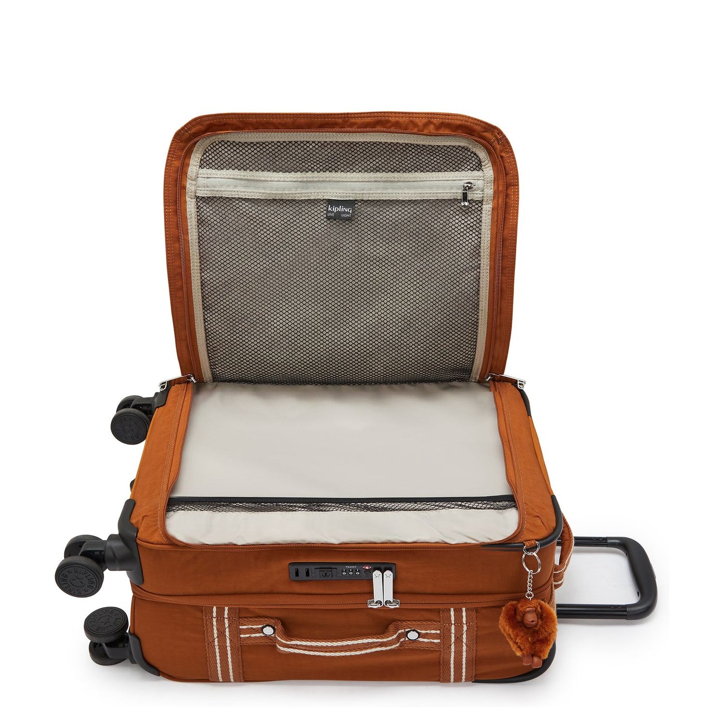 Kipling Spontaneous S Handbagage Spinner 55 cm - 39 liter - 55x35x23 cm - stylish mokka