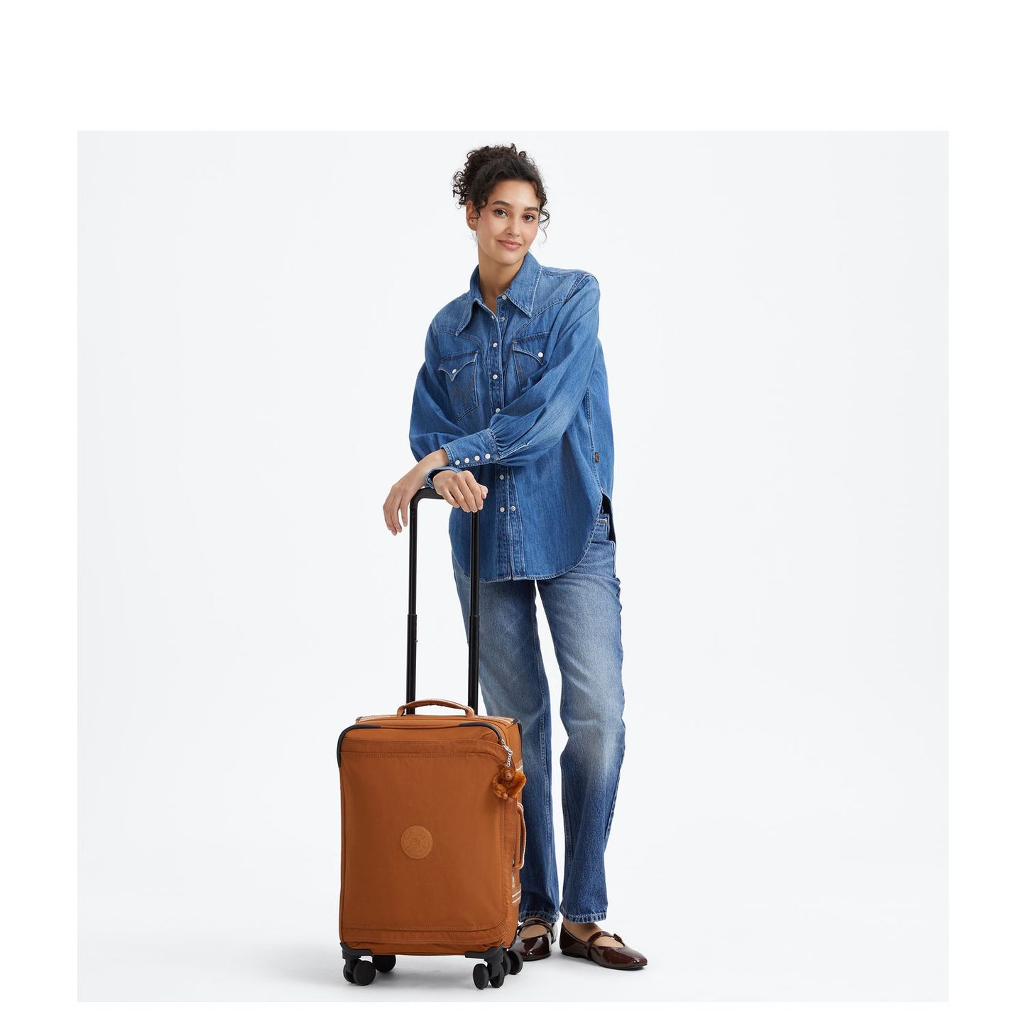 Kipling Spontaneous S Handbagage Spinner 55 cm - 39 liter - 55x35x23 cm - stylish mokka