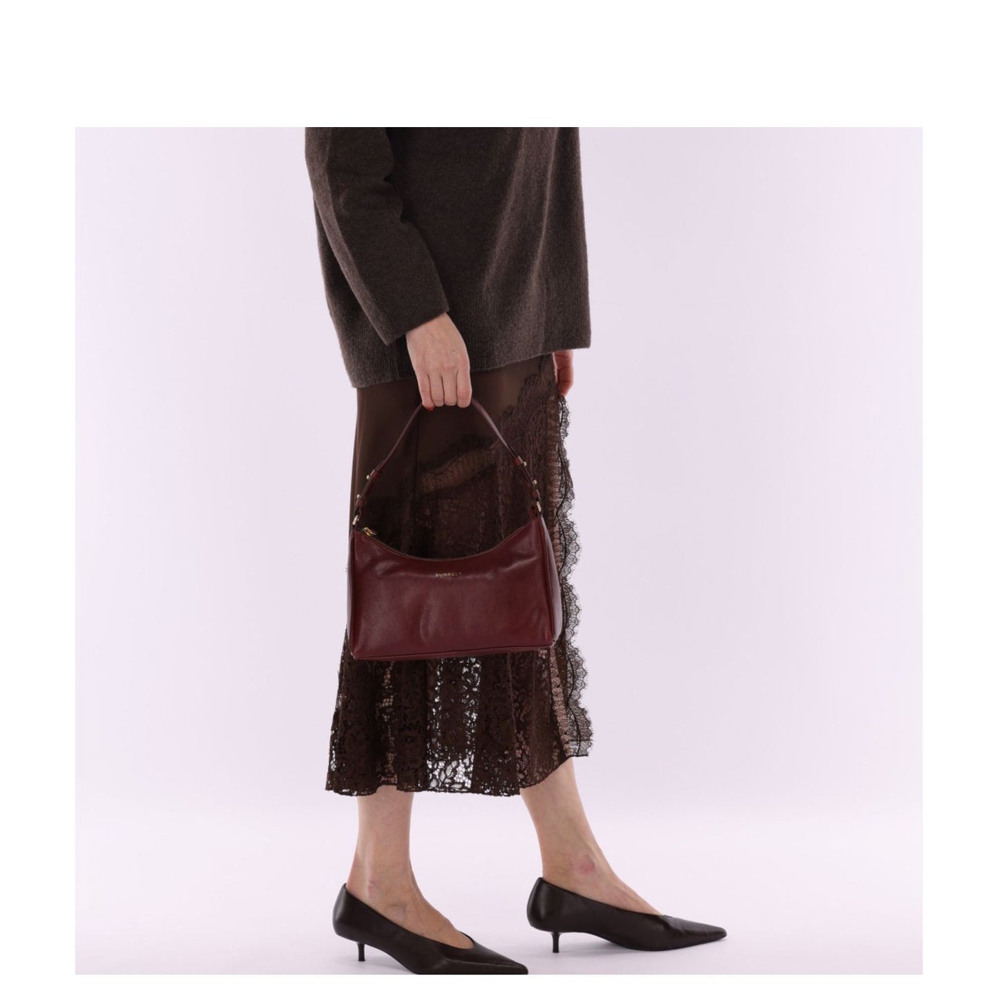 Burkely Fine Florence Schoudertas burgundy