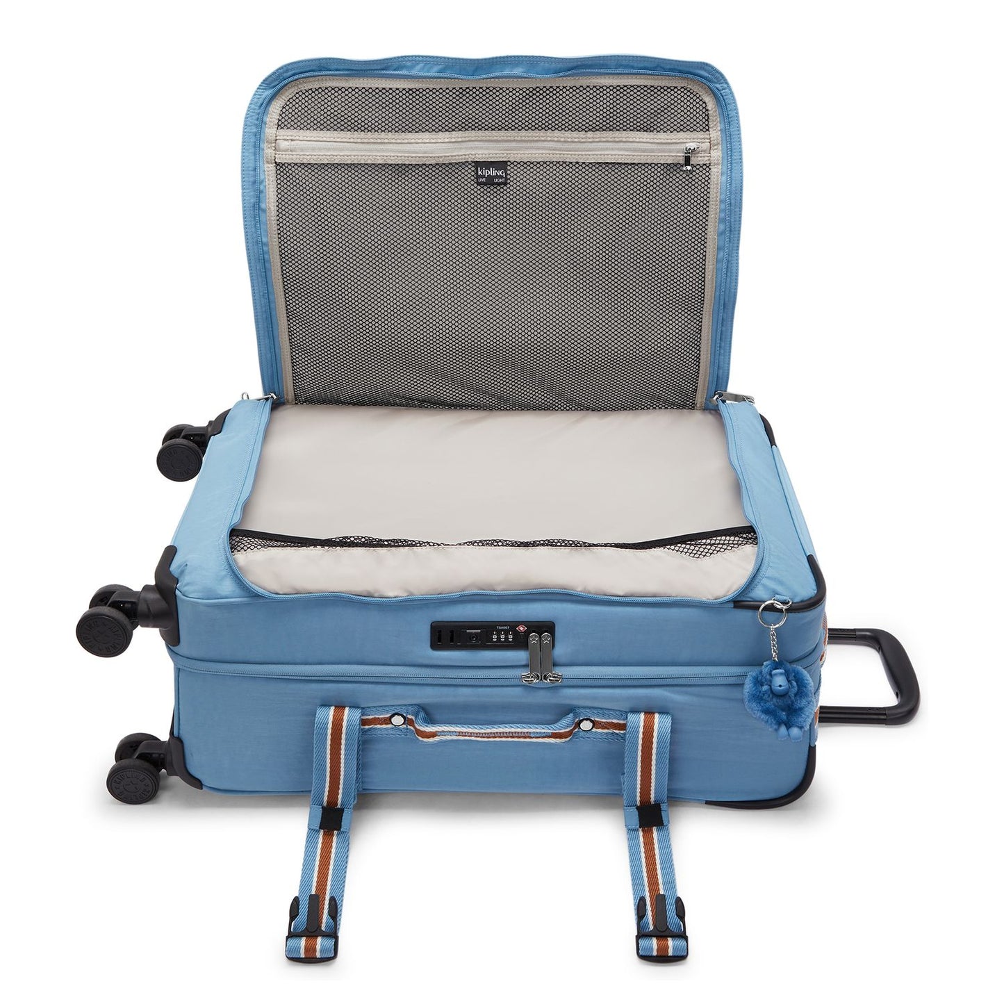 Kipling Spontaneous M Spinner 66 cm - 71 liter - 66x36x24 cm - vintage blue