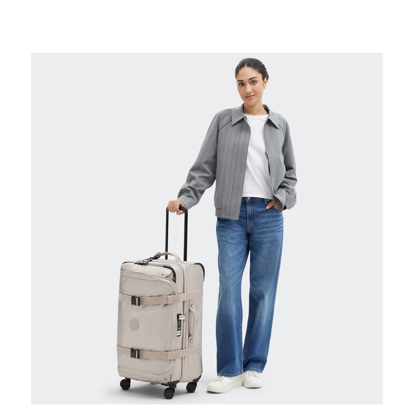 Kipling Spontaneous M Spinner 66 cm - 71 liter - 66x36x24 cm - metallic glow