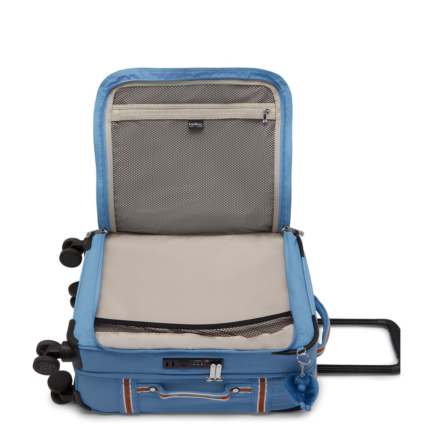 Kipling Spontaneous S Handbagage Spinner 55 cm - 39 liter - 55x35x23 cm - vintage blue