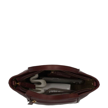 Burkely Fine Florence Handtas - afneembare schouderriem - burgundy