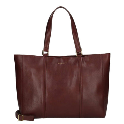 Burkely Fine Florence Shopper - 13.3" laptopvak - afneembare schouderriem - burgundy