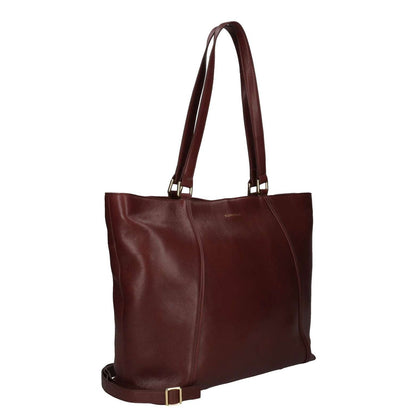 Burkely Fine Florence Shopper - 15.6" laptopvak - afneembare schouderriem - burgundy