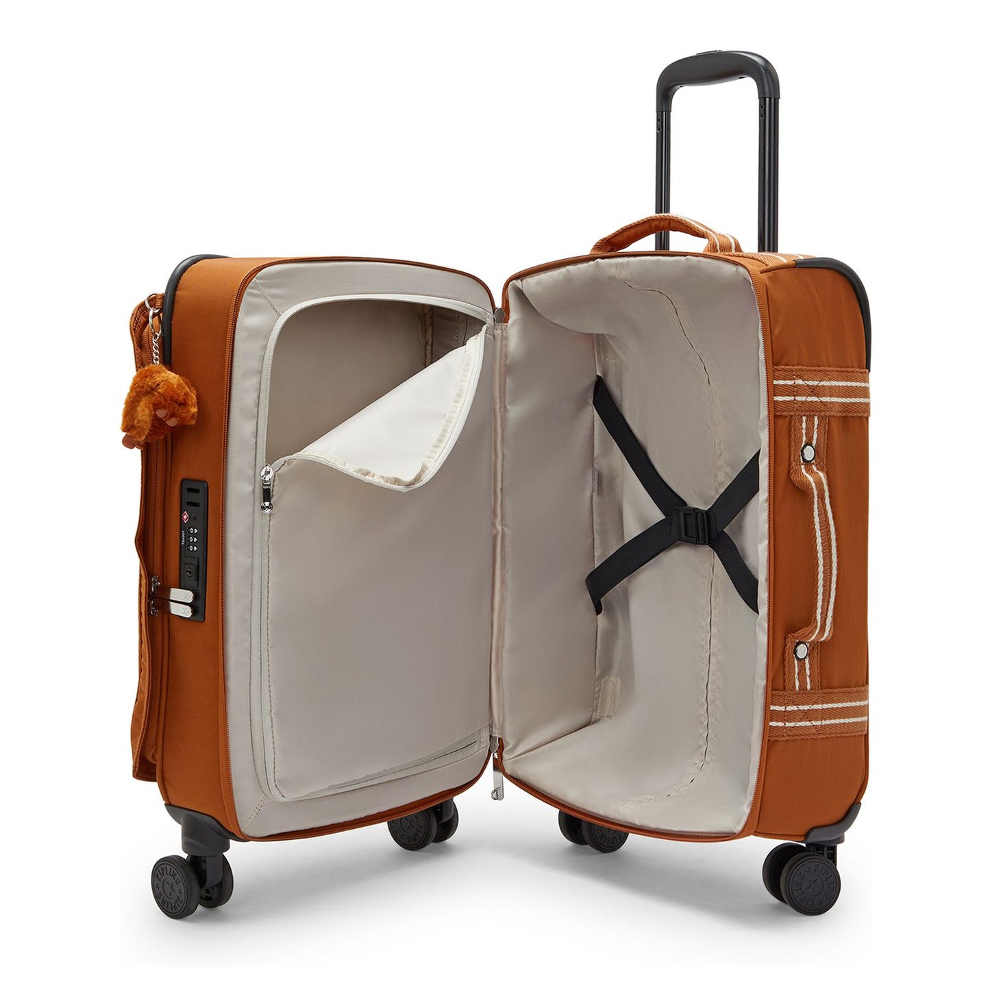 Kipling Spontaneous S Handbagage Spinner 55 cm - 39 liter - 55x35x23 cm - stylish mokka