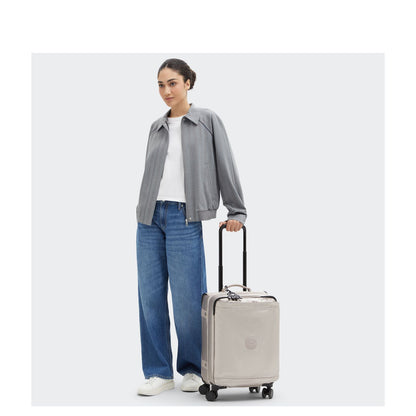 Kipling Spontaneous S Handbagage Spinner 55 cm - 39 liter - 55x35x23 cm - metallic glow