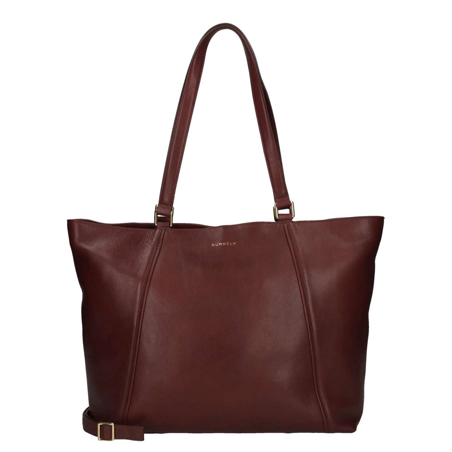 Burkely Fine Florence Shopper - 15.6" laptopvak - afneembare schouderriem - burgundy