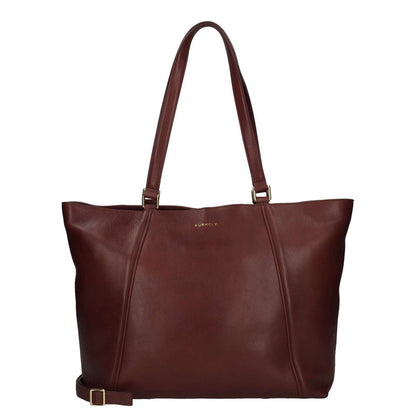 Burkely Fine Florence Shopper - 15.6" laptopvak - afneembare schouderriem - burgundy