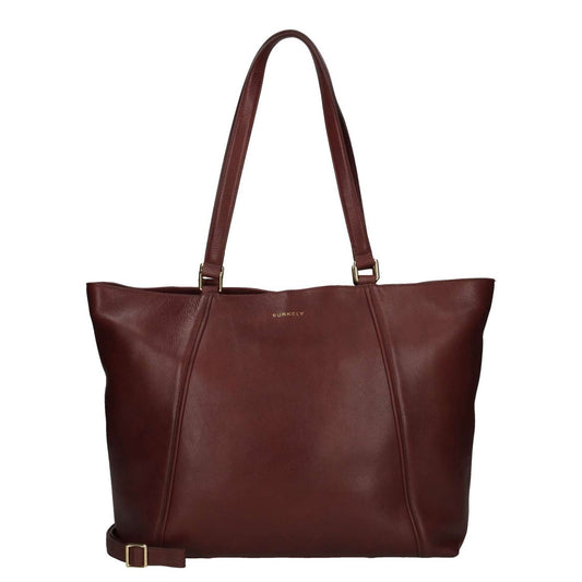 Burkely Fine Florence Shopper - 15.6" laptopvak - afneembare schouderriem - burgundy