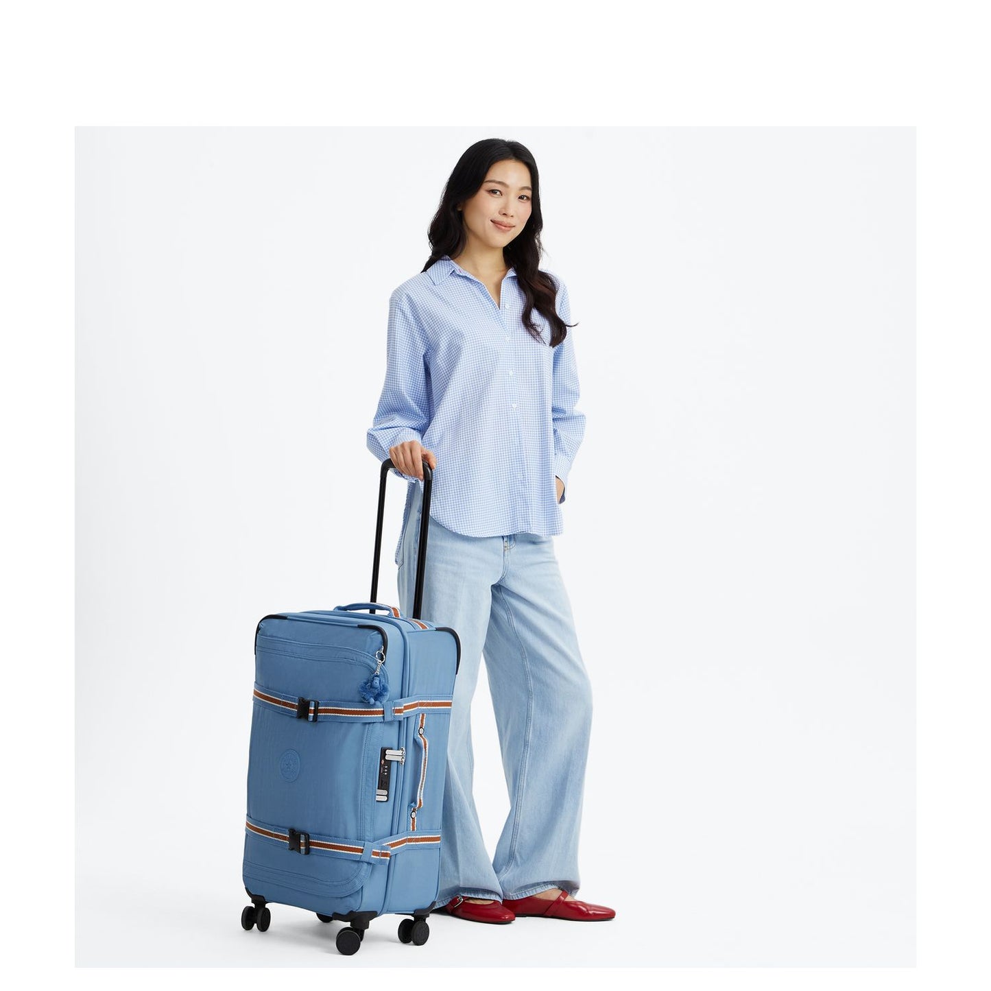 Kipling Spontaneous M Spinner 66 cm - 71 liter - 66x36x24 cm - vintage blue