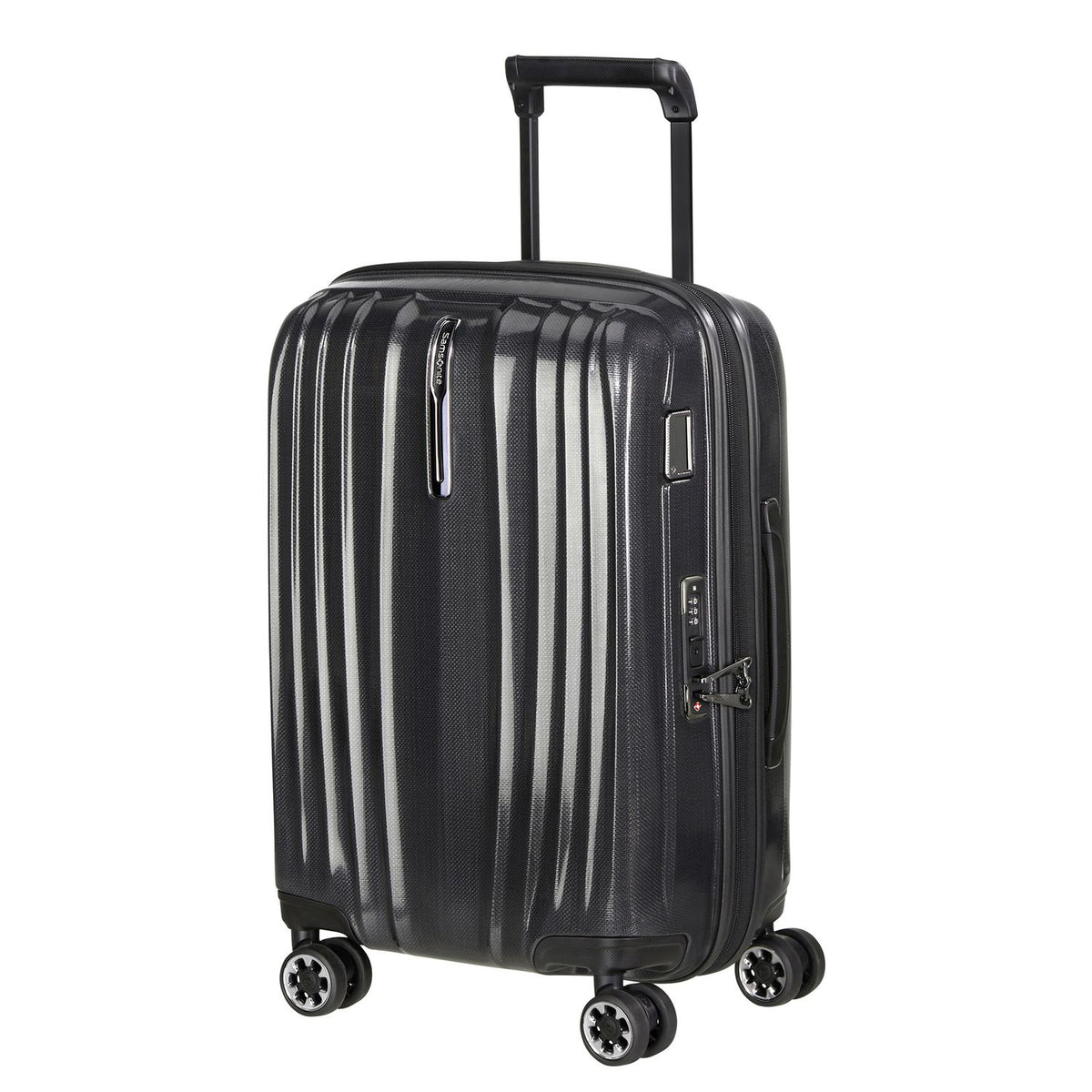 Samsonite Nexis Handbagage Spinner 55 cm - Uitbreidbaar 44/51 liter - 55x35x25/28 cm - onyx black