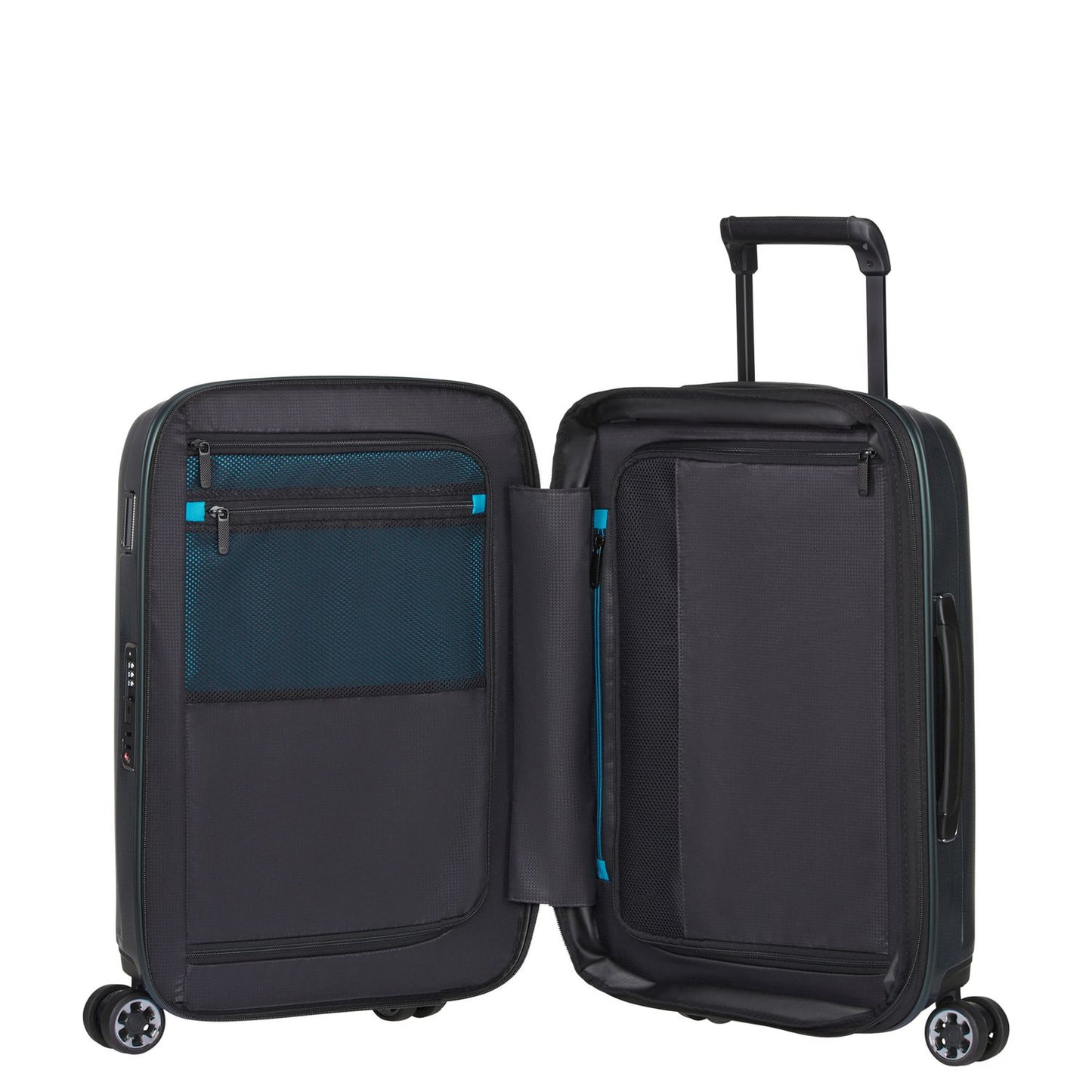 Samsonite Nexis Handbagage Spinner 55 cm - Uitbreidbaar 44/51 liter - 55x35x25/28 cm - deep forest