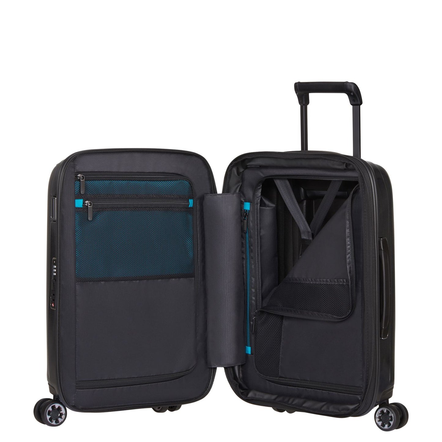 Samsonite Nexis Handbagage Spinner 55 cm - Uitbreidbaar 44/51 liter - 55x35x25/28 cm - onyx black