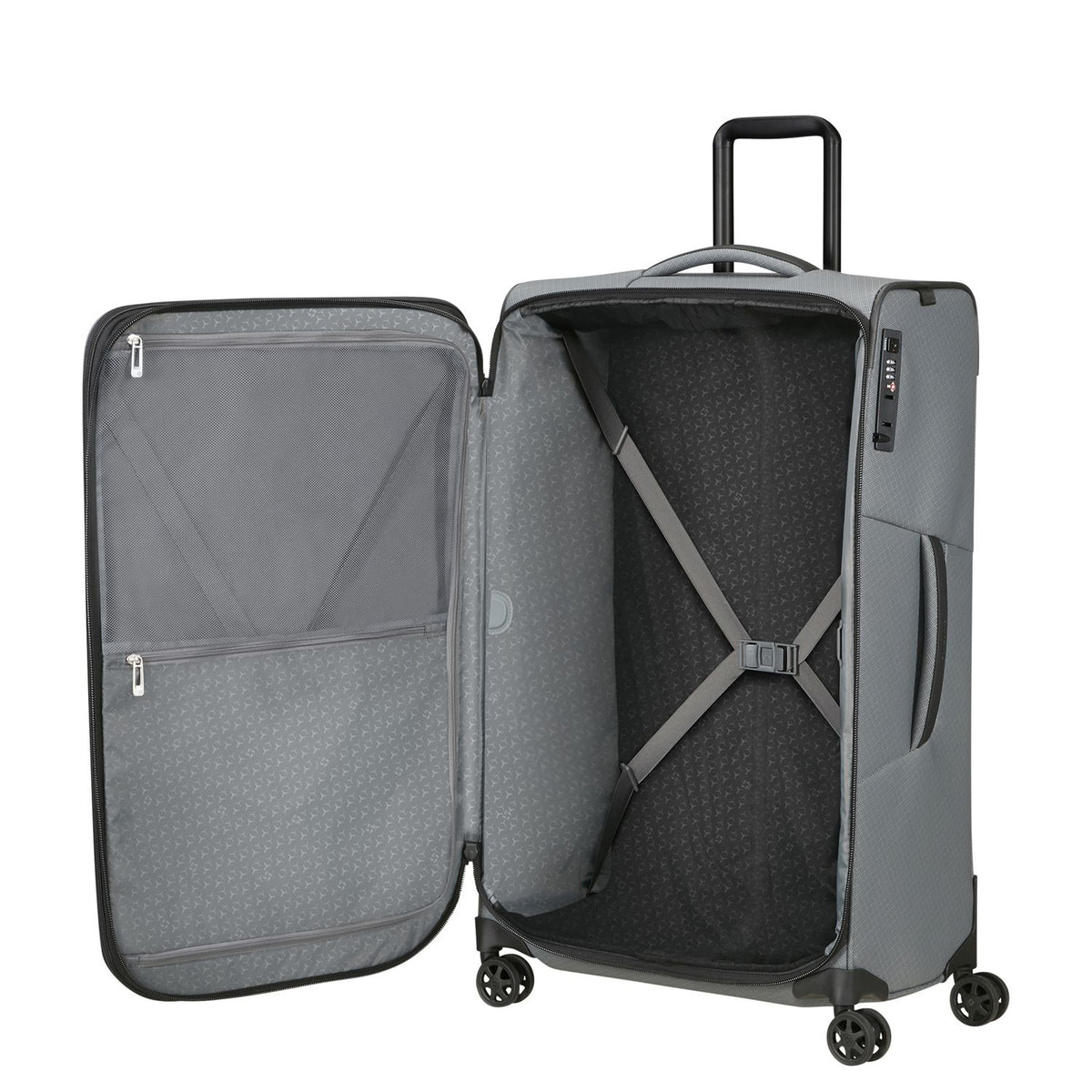 Samsonite Respark Spinner 79 cm - Uitbreidbaar 124/140 liter - 79x48x31/35 cm - charcoal amber
