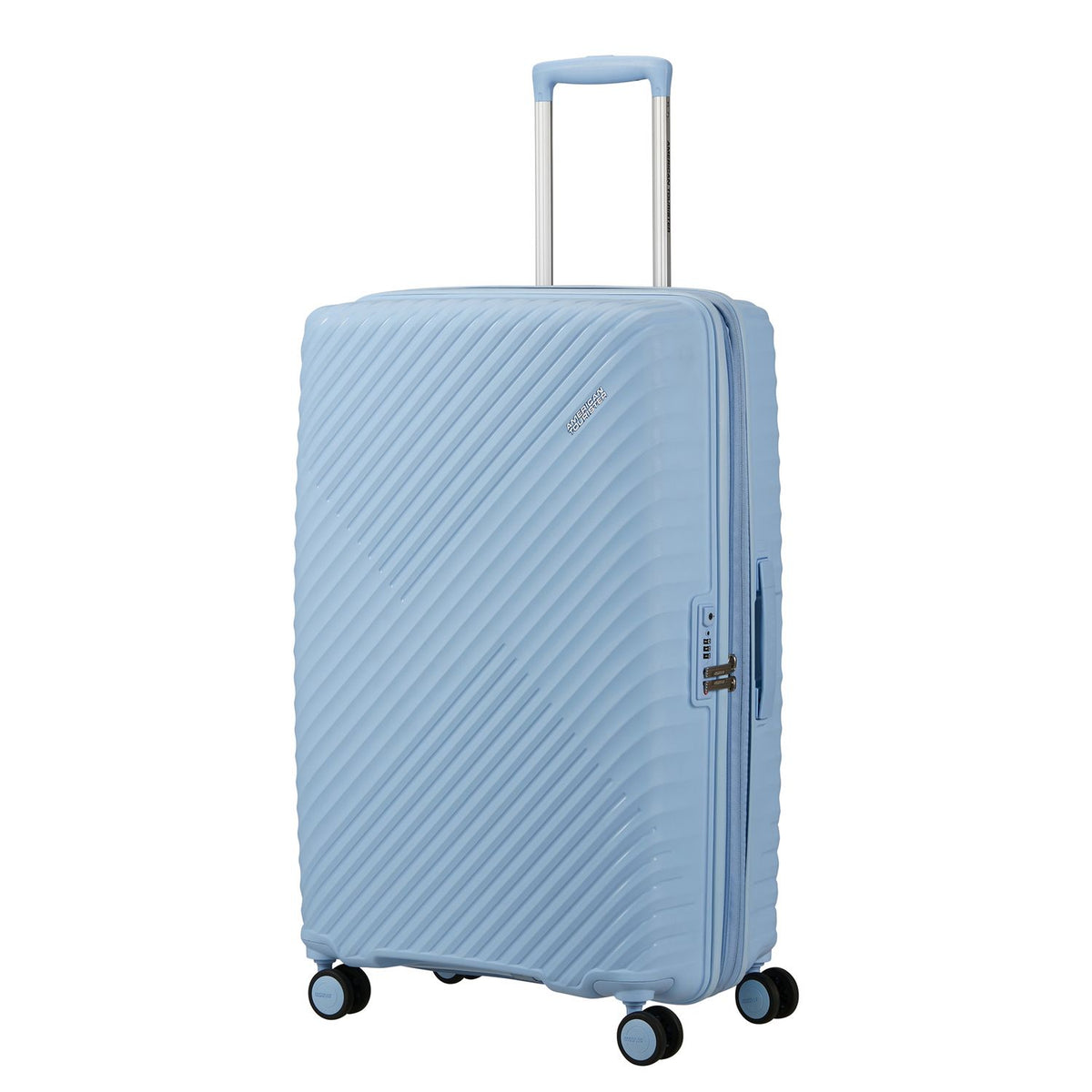 American Tourister Diablast Spinner 78 cm - Uitbreidbaar 98/111 liter - 78x49x31/34 cm - glacier blue