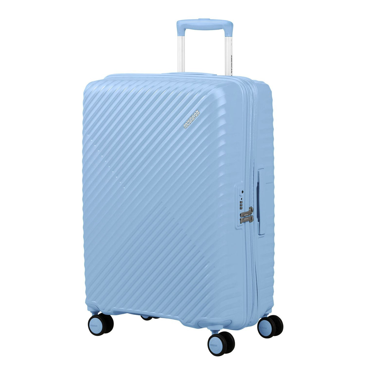American Tourister Diablast Spinner 68 cm - Uitbreidbaar 81/91 liter - 68x47x31/34 cm - glacier blue