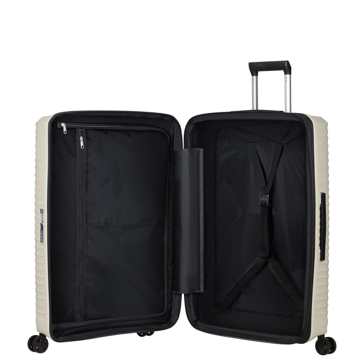Samsonite Upscape Spinner 75 cm - Uitbreidbaar 104/114 liter - 75x51x30/33 cm - sandstone