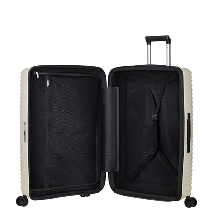 Samsonite Upscape Spinner 75 cm - Uitbreidbaar 104/114 liter - 75x51x30/33 cm - sandstone