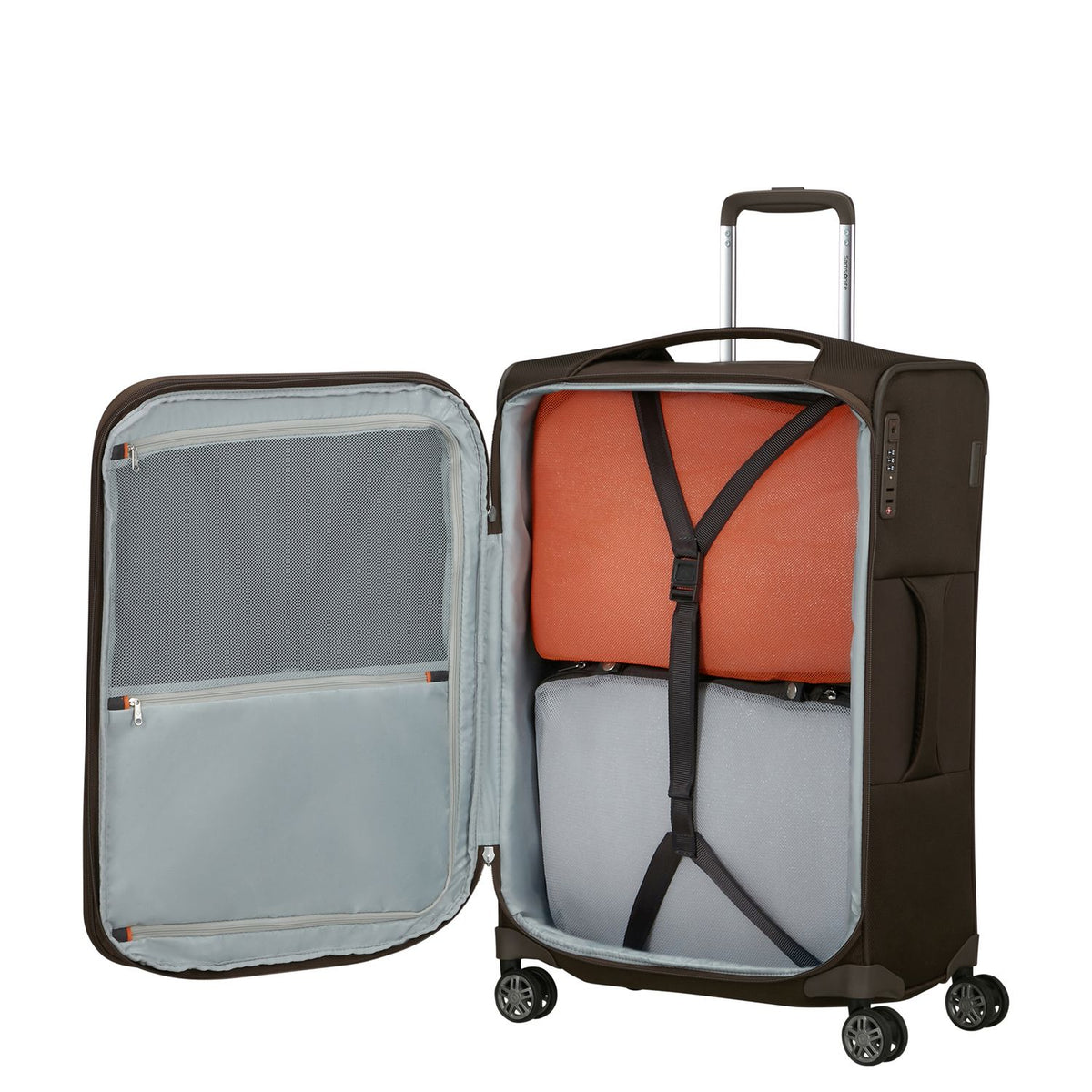 Samsonite Re-Lite Spinner 67 cm - Uitbreidbaar 79/86 liter - 67x44x30/33 cm - coffee bean