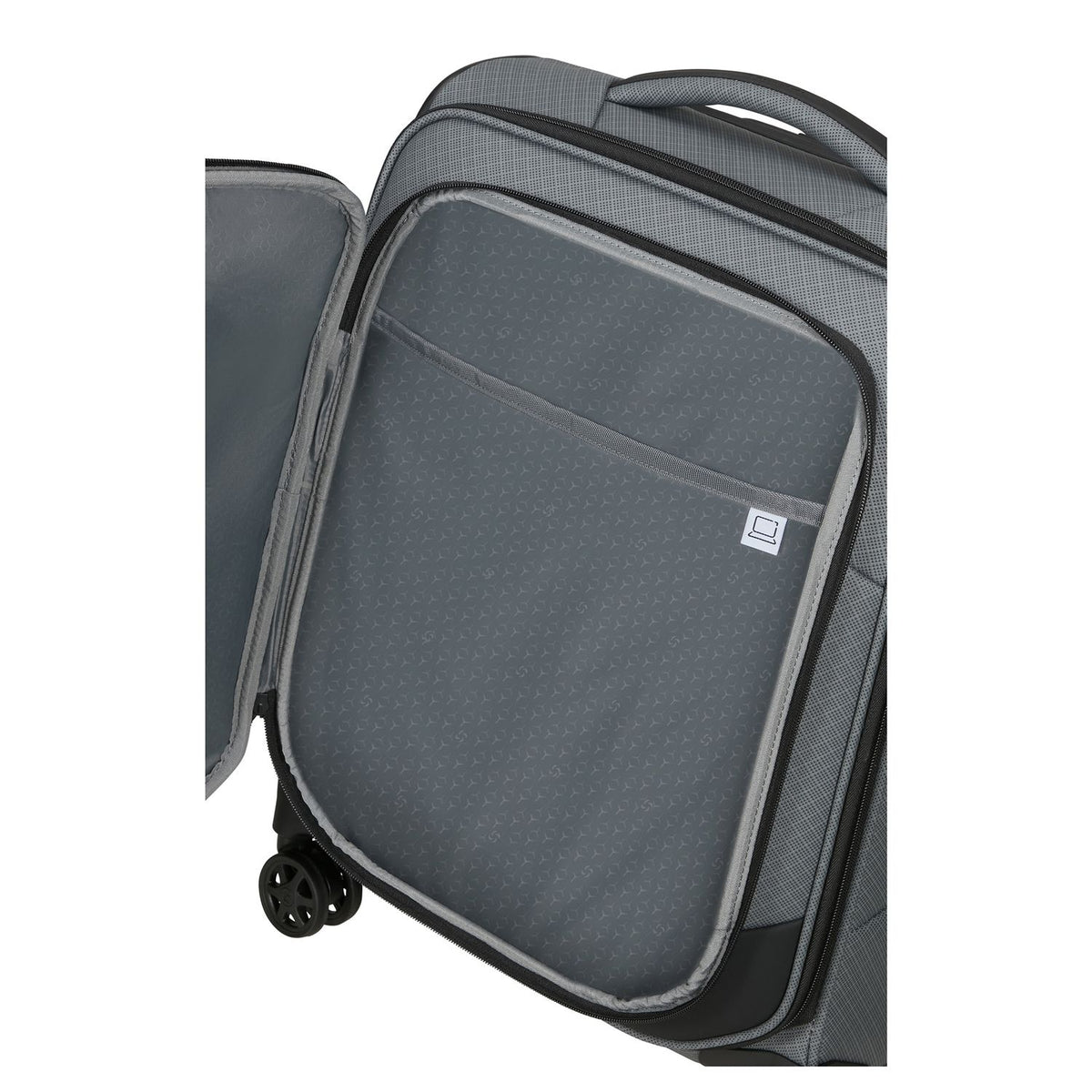 Samsonite Respark Handbagage Spinner 55 cm - 43 liter - 15.6" laptopvak - 55x40x20 cm - charcoal amber