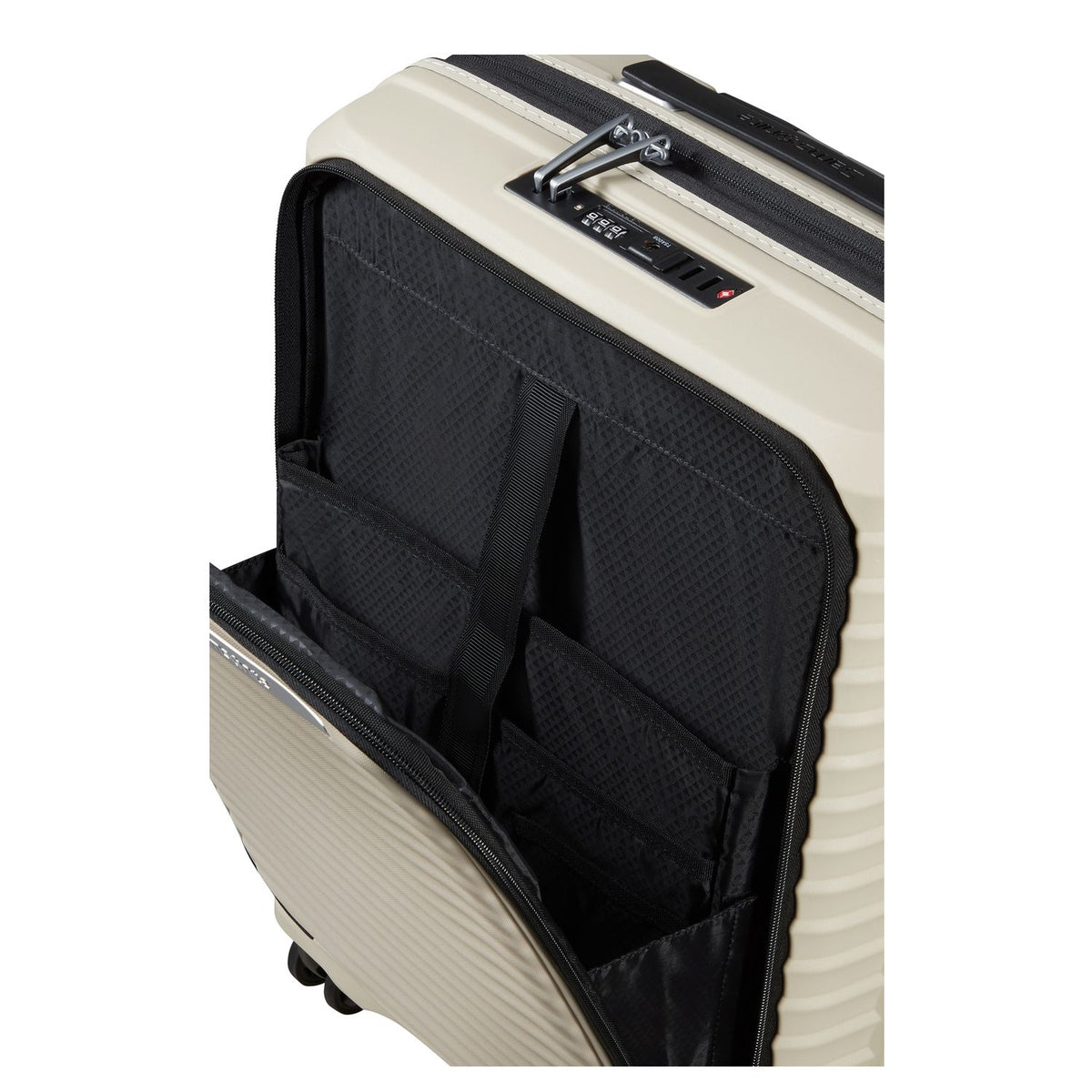 Samsonite Upscape Handbagage Spinner 55 cm - Uitbreidbaar 39/45 liter - 55x40x20/23 cm - sandstone