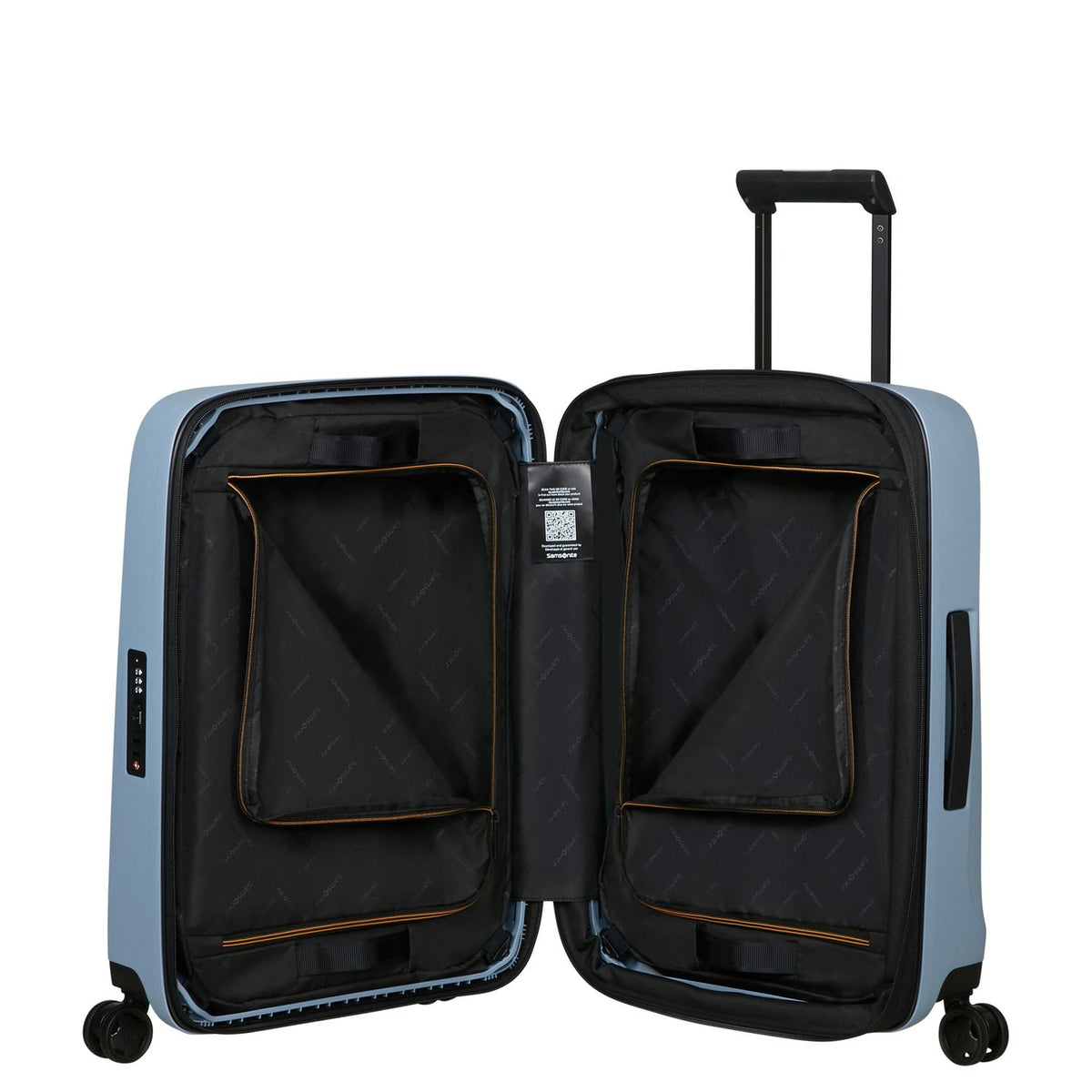 Samsonite Essens Handbagage Spinner 55 cm - Uitbreidbaar 50/57 liter - 55 x 40 x 23/26 cm - fog blue