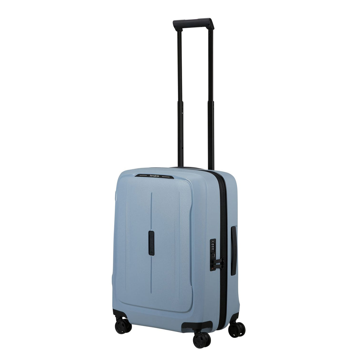 Samsonite Essens Handbagage Spinner 55 cm - Uitbreidbaar 50/57 liter - 55 x 40 x 23/26 cm - fog blue