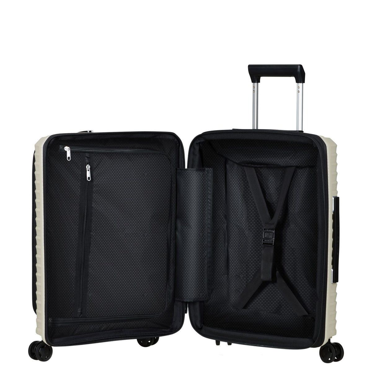 Samsonite Upscape Handbagage Spinner 55 cm - Uitbreidbaar 42/48 liter - 55x40x20/23 cm - sandstone