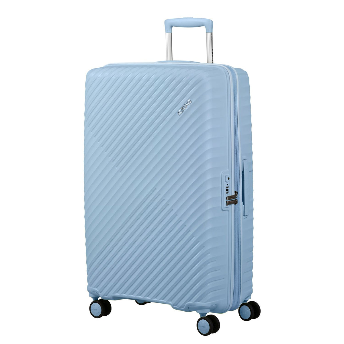 American Tourister Diablast Spinner 78 cm - Uitbreidbaar 98/111 liter - 78x49x31/34 cm - glacier blue