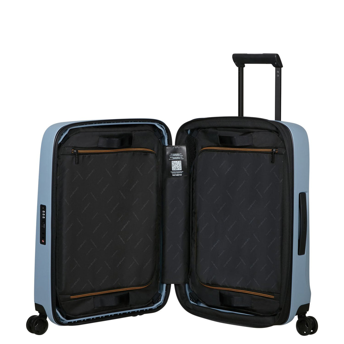 Samsonite Essens Handbagage Spinner 55 cm - Uitbreidbaar 50/57 liter - 55 x 40 x 23/26 cm - fog blue