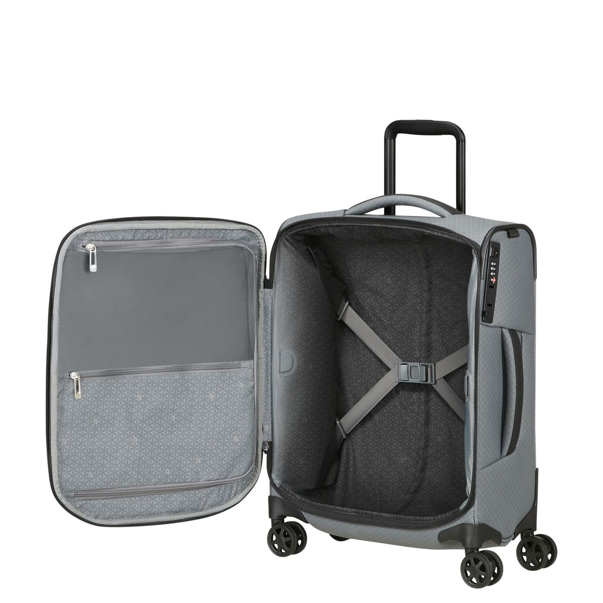 Samsonite Respark Handbagage Spinner 55 cm - 43 liter - 15.6" laptopvak - 55x40x20 cm - charcoal amber