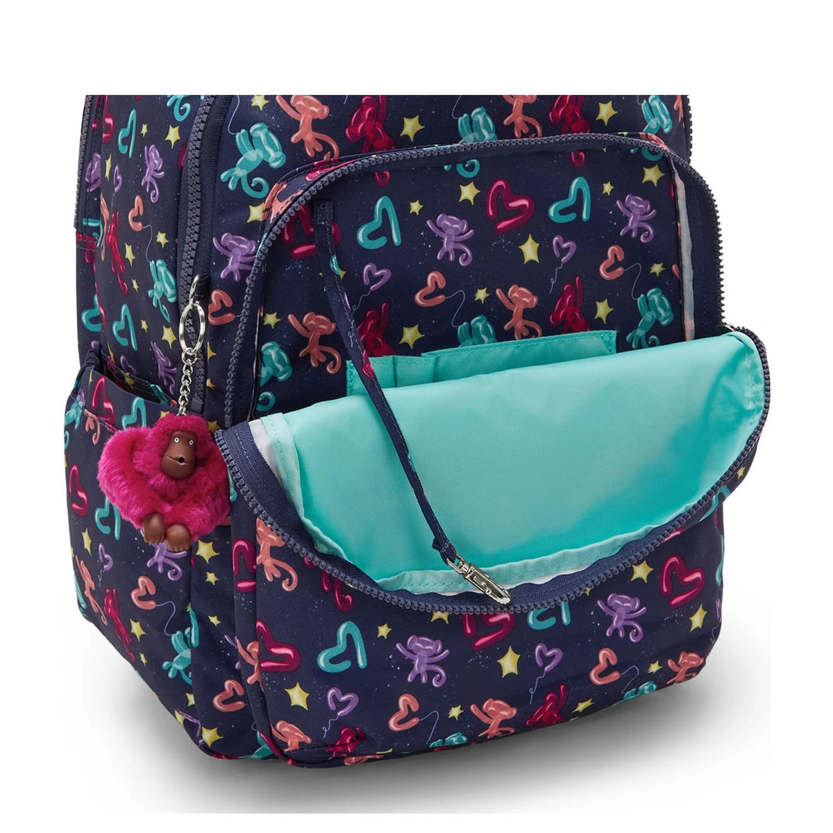 Kipling Kipling Seoul College Extra Rugzak School - 15" laptopvak balloon monkey