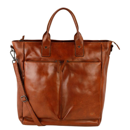 Bear Design Vera Laptoptas - 15.6" laptopvak - met afneembare schouderriem - cognac