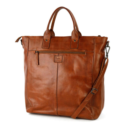 Bear Design Vera Laptoptas - 15.6" laptopvak - met afneembare schouderriem - cognac