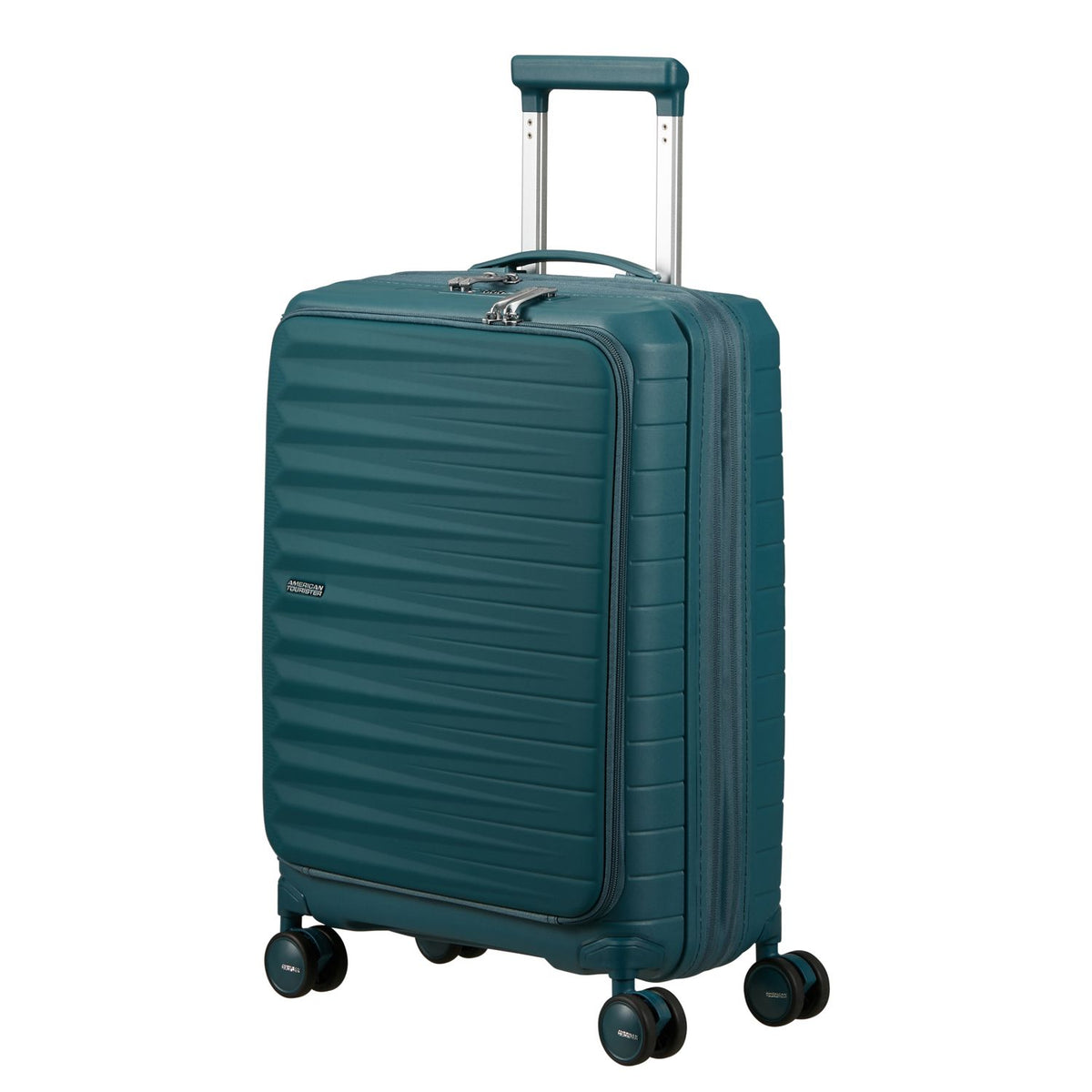 American Tourister FastForward Handbagage Spinner 55 cm - Uitbreidbaar 37/44 liter - 55x40x20/23 cm - totally teal