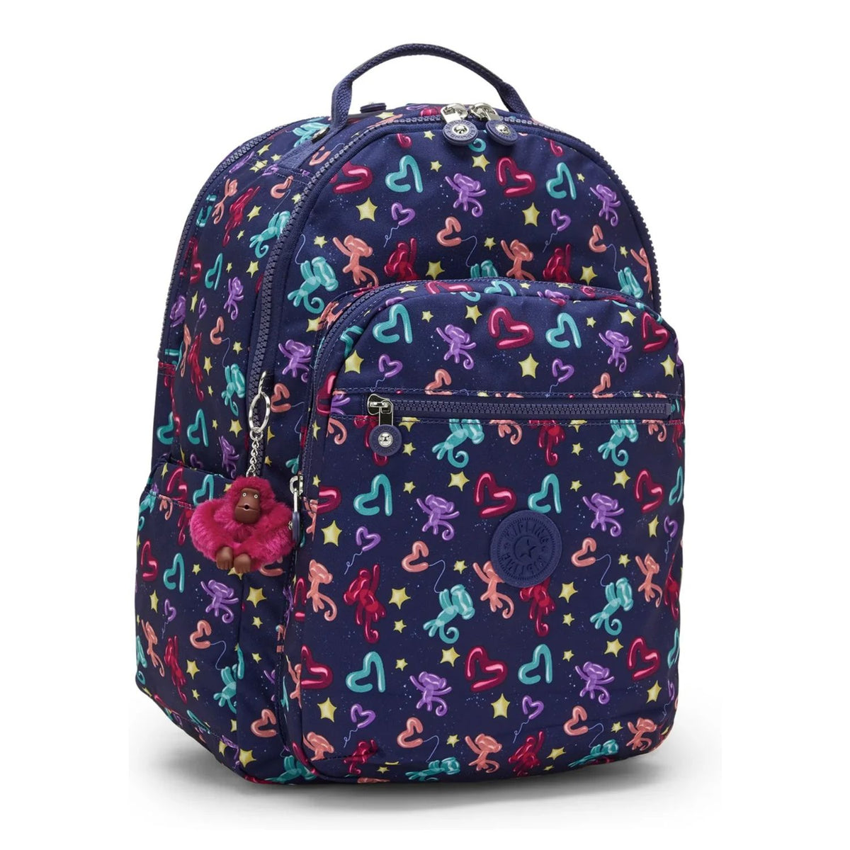 Kipling Kipling Seoul College Extra Rugzak School - 15" laptopvak balloon monkey