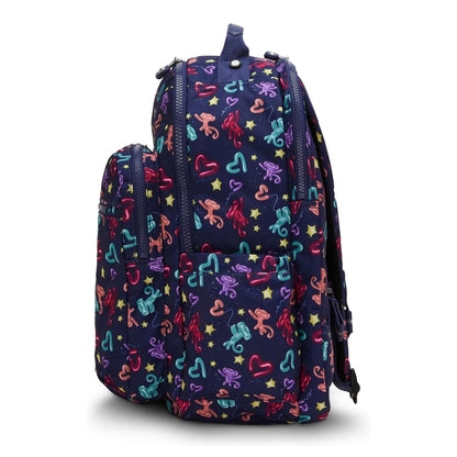 Kipling Kipling Seoul College Extra Rugzak School - 15" laptopvak balloon monkey