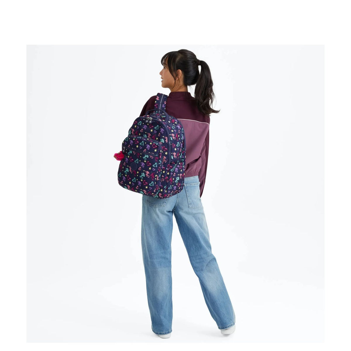 Kipling Kipling Seoul College Extra Rugzak School - 15" laptopvak balloon monkey