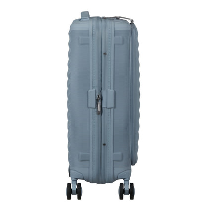 American Tourister FastForward Handbagage Spinner 55 cm - Uitbreidbaar 37/44 liter - 55x40x20/23 cm - steel blue