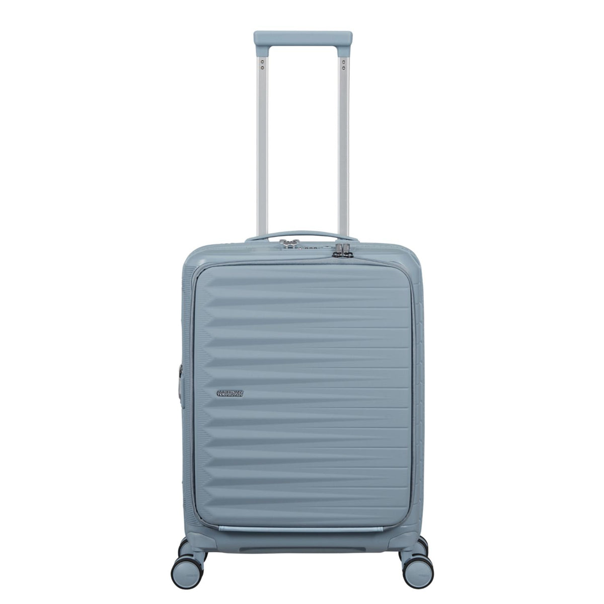 American Tourister FastForward Handbagage Spinner 55 cm - Uitbreidbaar 37/44 liter - 55x40x20/23 cm - steel blue