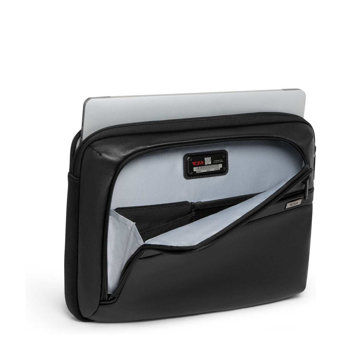 TUMI Alpha 13" Laptophoes Leer black leather