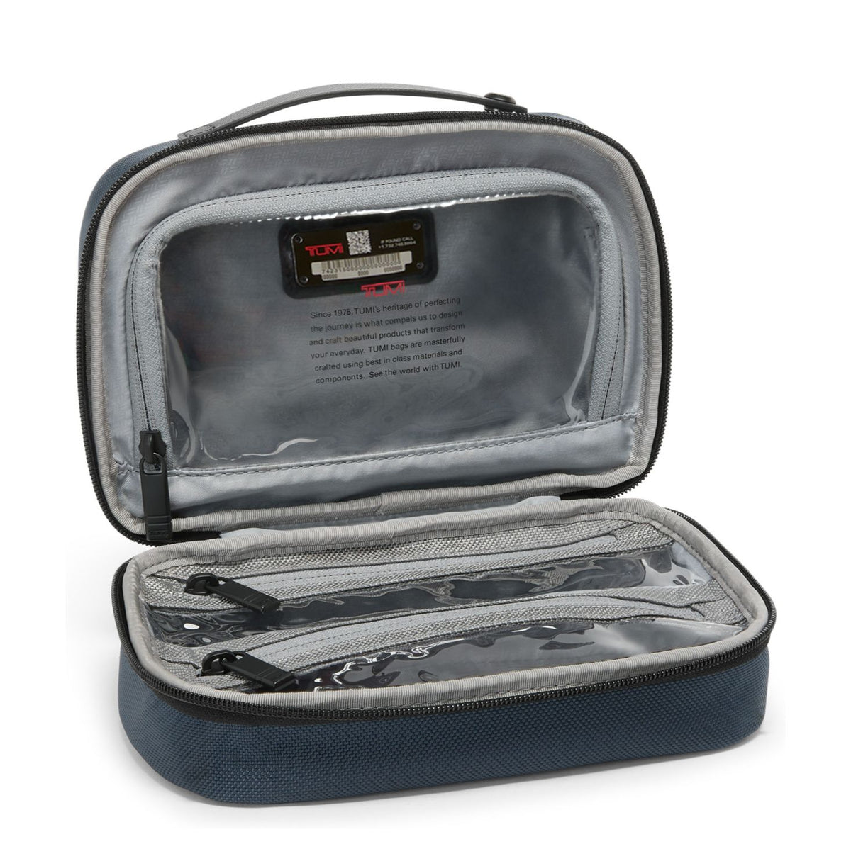 TUMI Alpha Split Toilettas Ballistic Nylon navy