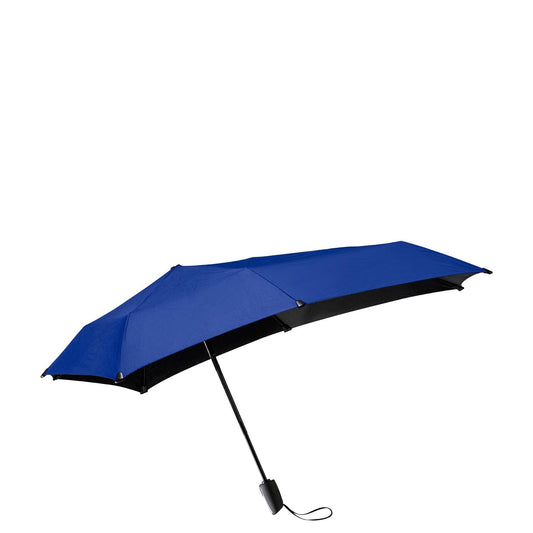 Senz Mini Automatic Opvouwbare Stormparaplu - Cooltech met UPF 50+ - luminous blue