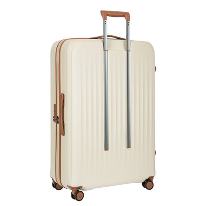Bric's Taormina Spinner 82 cm - Uitbreidbaar 128/135 liter - 82x57x30/34 cm - cream