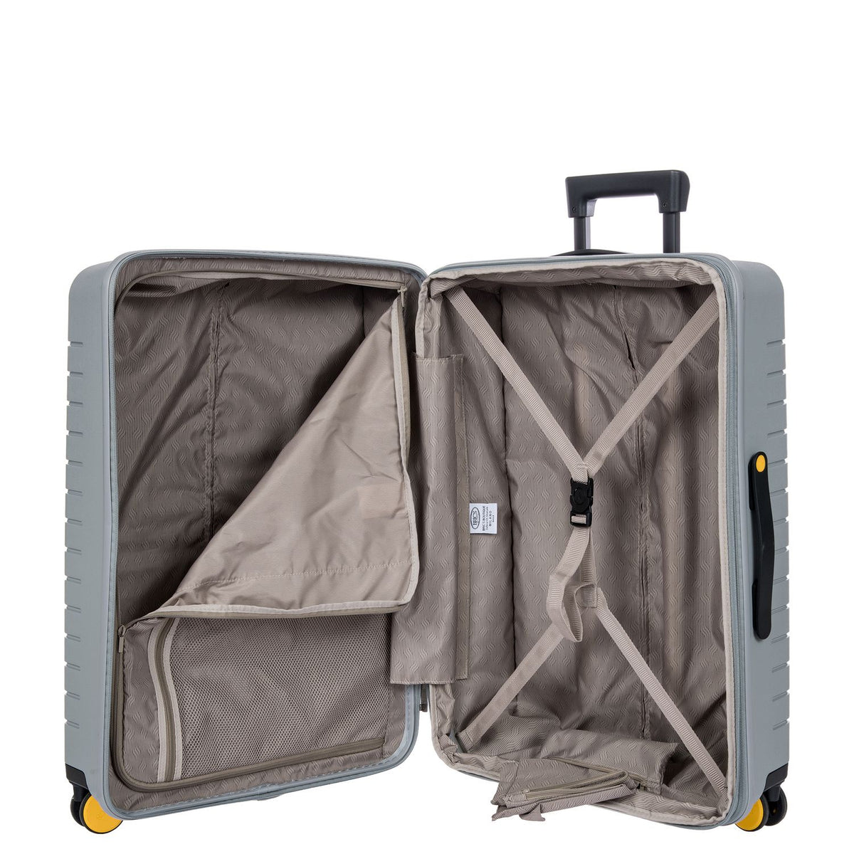 Bric's Ulisse Spinner 70 cm - Uitbreidbaar 90/100 liter - 70x49x28/32 cm - grijs