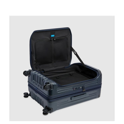 Piquadro PQ-Light Spinner 69 cm - Uitbreidbaar 90/100 liter - 69x45x30 cm - blue
