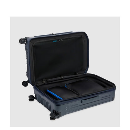 Piquadro PQ-Light Spinner 69 cm - Uitbreidbaar 90/100 liter - 69x45x30 cm - blue