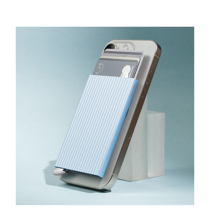 Secrid Cardprotector Pasjeshouder Fluted - voor magsafe - ice blue+